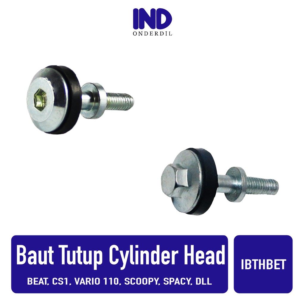 Baut-Baud Tutup Head Cover Mesin-Cylinder-Silinder Head-Seal Revo 110/Spacy-FI/Blade Lama