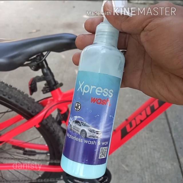 Xpresswash cuci tanpa air 250 pembersih sepeda pembersih motor cuci mobil