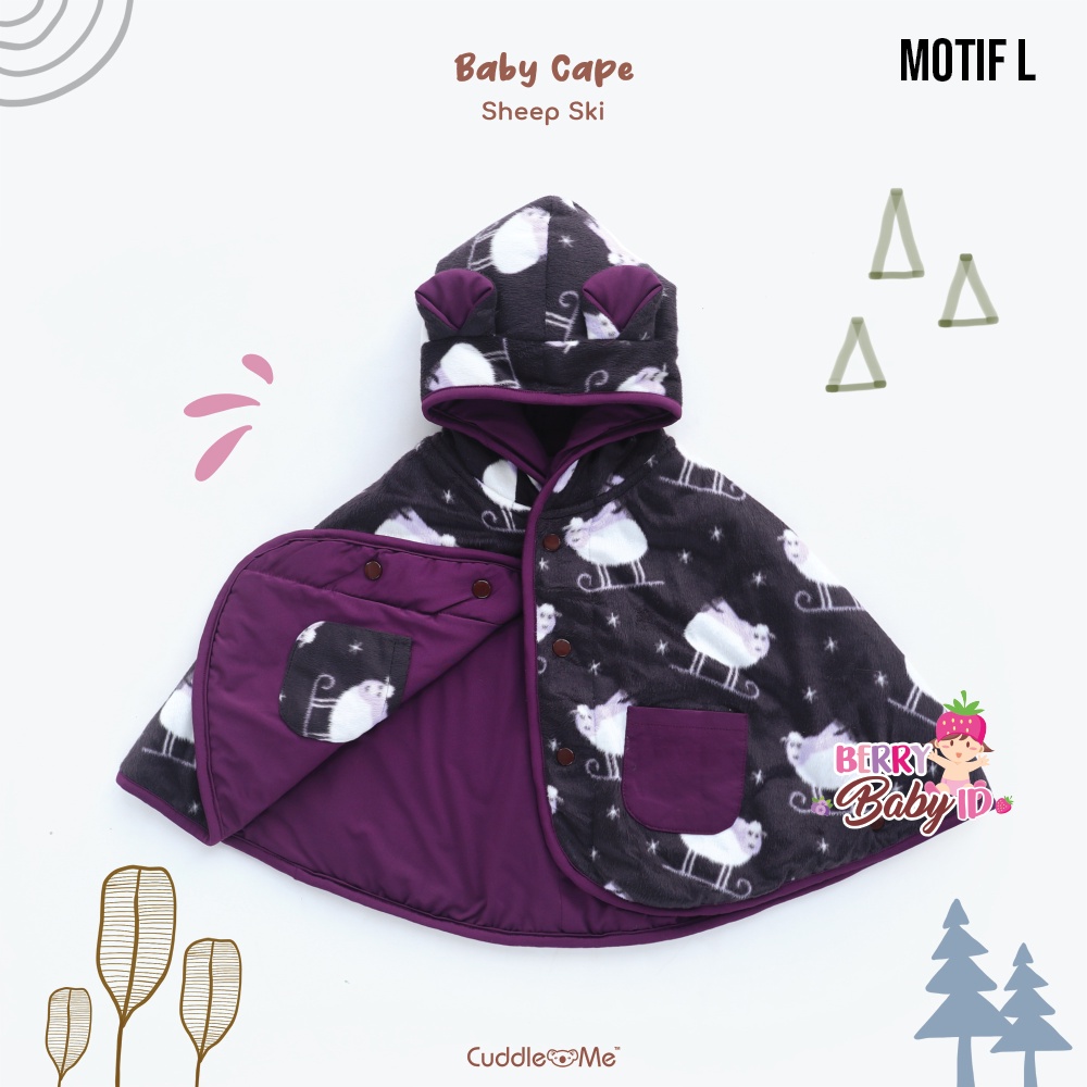 Cuddle Me Baby Cape Jaket Bayi Anak CuddleMe 0-3 Tahun Bolak Balik Baju Hoodie Grosir (1) Berry Mart