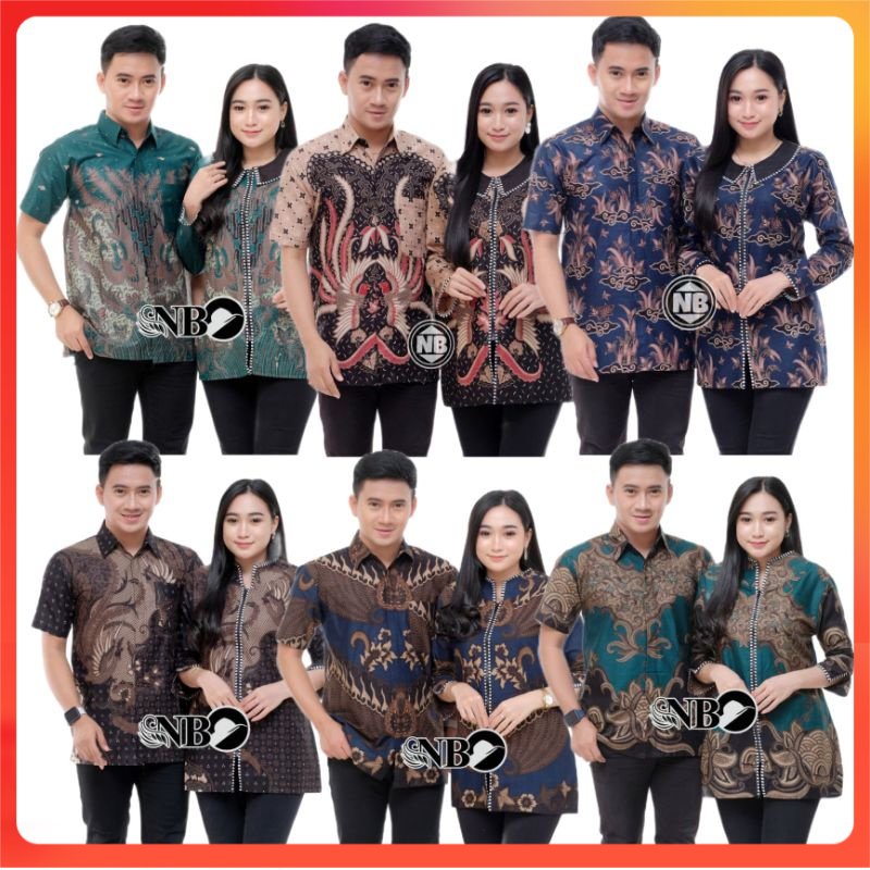 Maura Couple - Sania Ruffel Batik Couple Ori Ndoro Jowo Garansi Termurah Shopee - new model BATIK MODERN SOLO