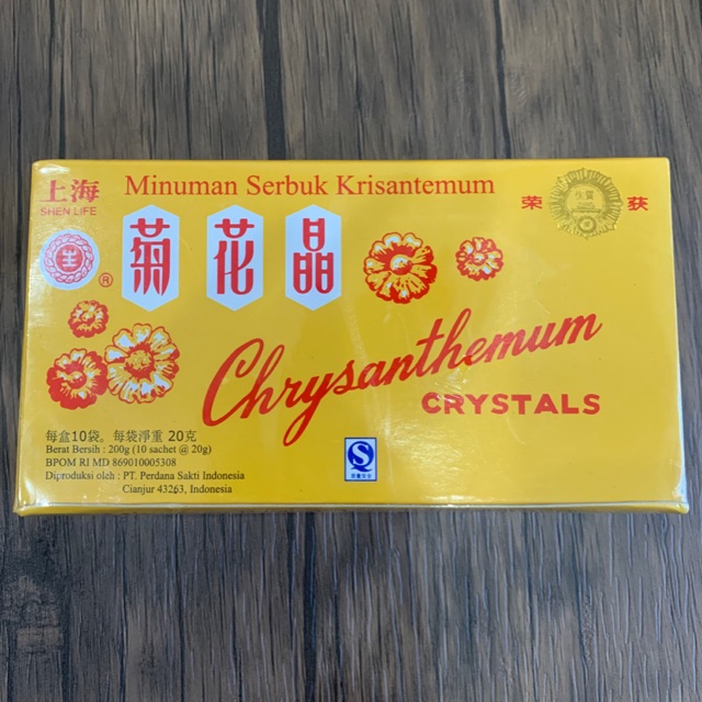 

Chrysanthemum crystals ciwacing teh panas dalam herbal