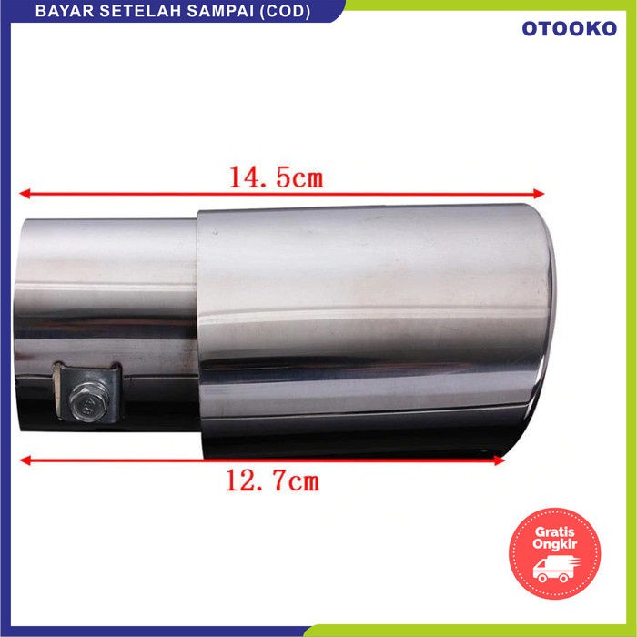 Knalpot uung universal Muffler all mobil  Muffler cutter buntut Cover Dekorasi ujung Knalpot Mobil Universal