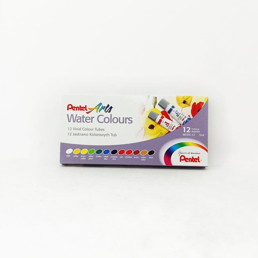 

Pentel Arts Water Colours 12 colours