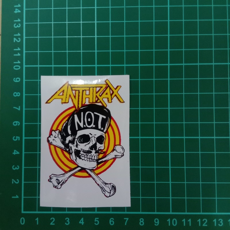 Stiker Musik  Sticker Band Anti Air Graftac (BEBAS PILIH MOTIF)-Band-35