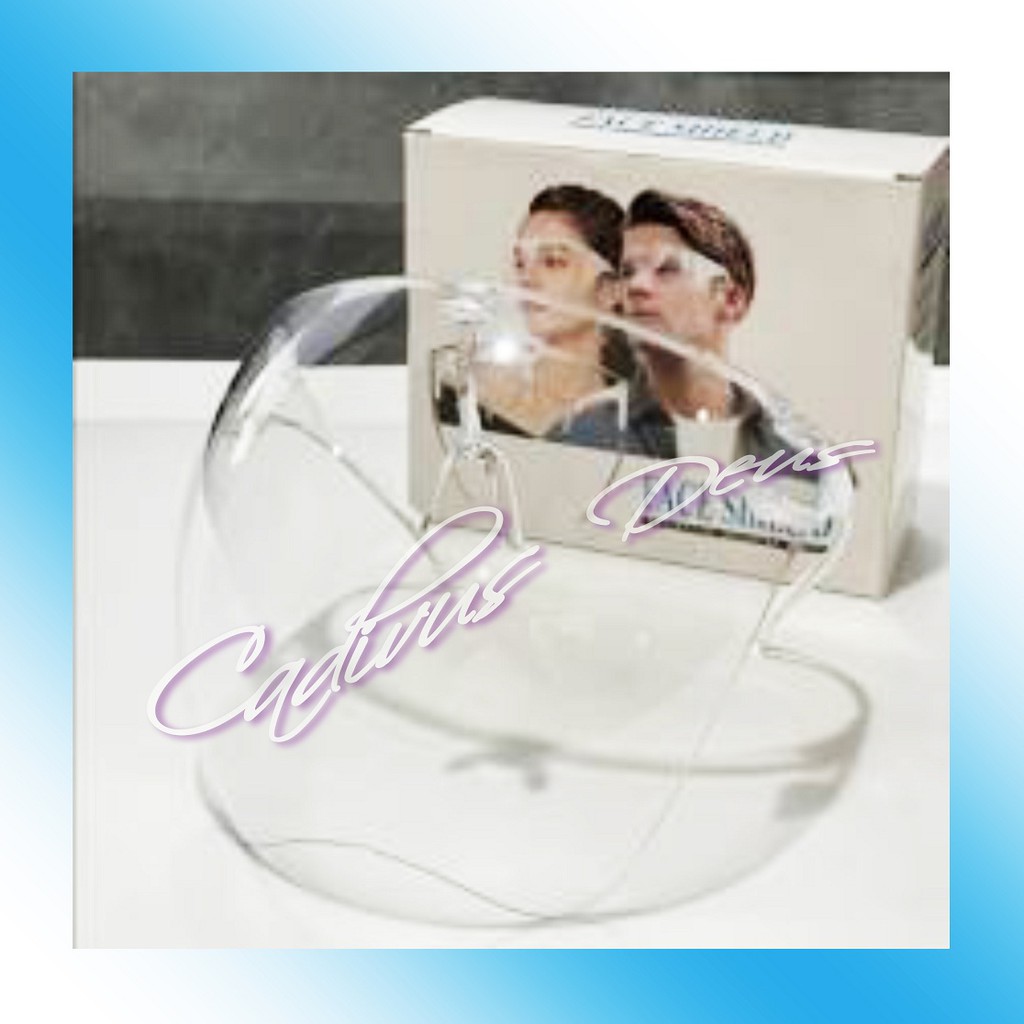 FACE SHIELD SULTAN - ACRYLIC - UK BESAR - INCLUDE BOX - FREE BUBBLE