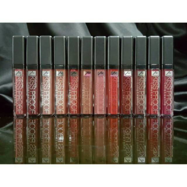 12pcs Kiss Proff Lipcream Matte