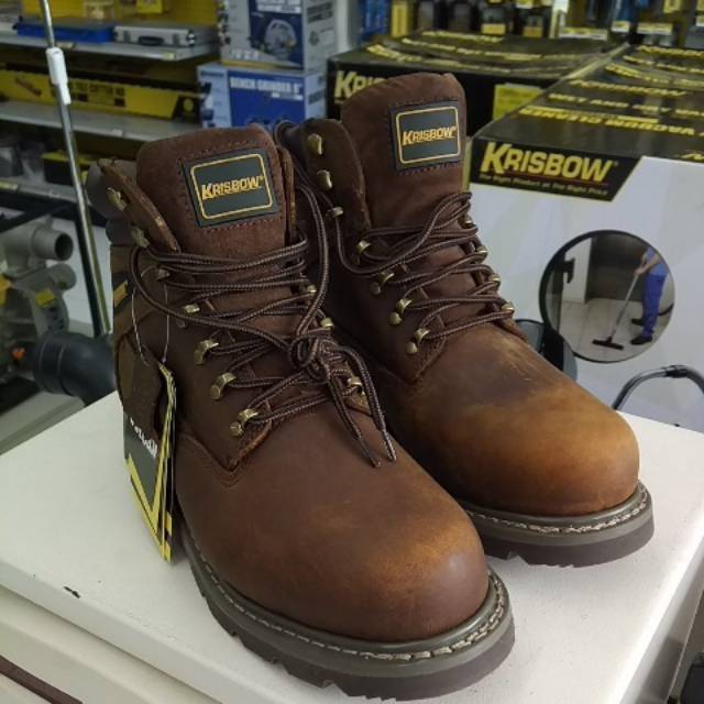  SAFETY  SHOES ORIGINAL KRISBOW Vulcan  full kulit warna 