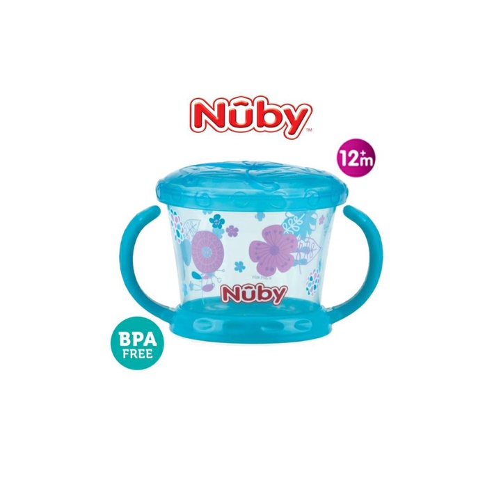 NUBY PINPOINT SNACK KEEPER 117214 print 1PC TEMPAT PENYIMPANAN SNACK