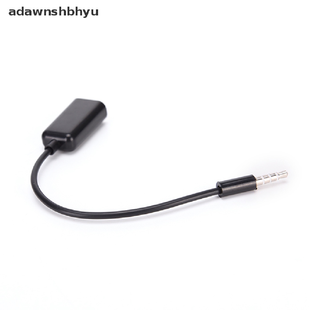 [adawnshbhyu] Jack Audio Mic 3.5mm Ke Headphone Microphone Y Splitter Kabel Converter Adapter