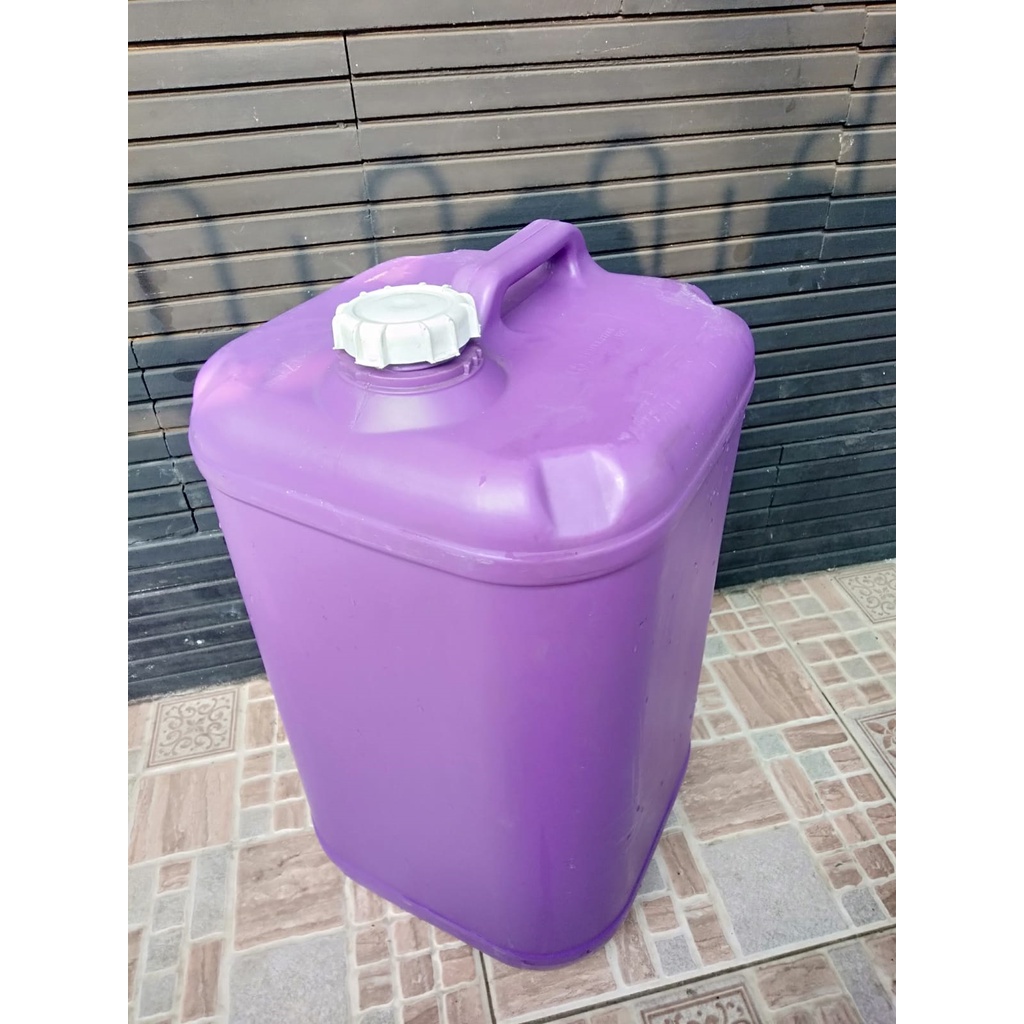 JERIGEN 25 LITER BEKAS KOTAK BAHAN TEBAL / JERIGEN 25 LITER / JIRIKEN / DERIGEN / DIRIGEN / DRIGEN /