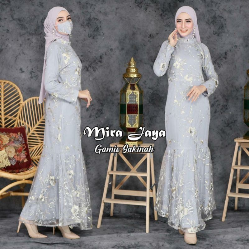 BISA COD/GAMIS ORIGINAL/GAMIS SAKINAH/DRESS PESTA MODERN