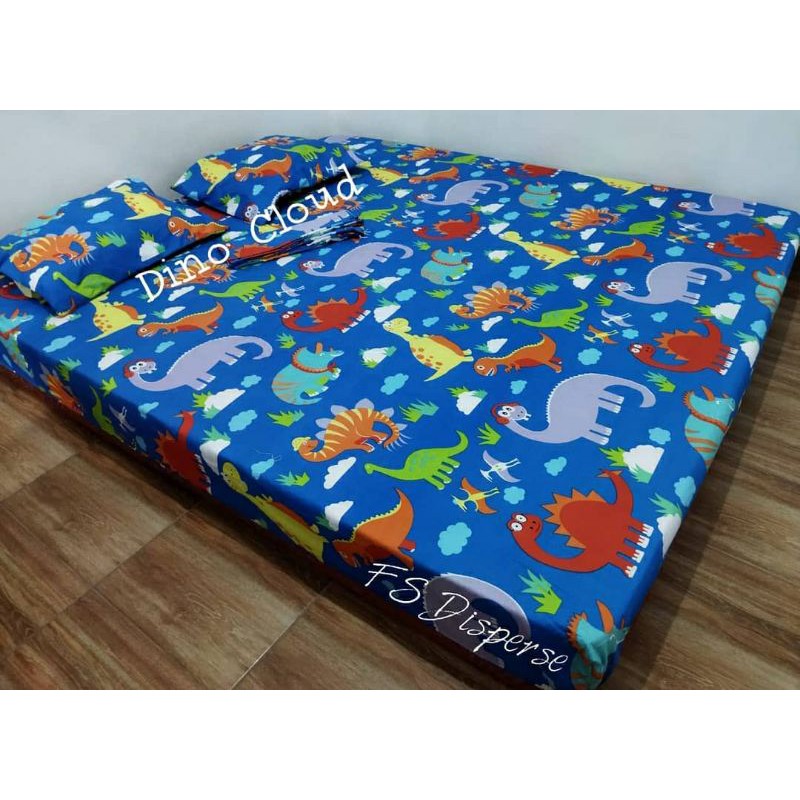 Sprei Motif Dino Cloud