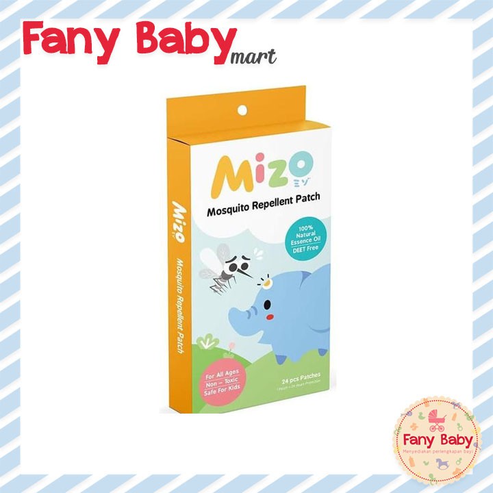 MIZO MOSQUITO REPELLENT STICKER PATCH 24PCS/PACK