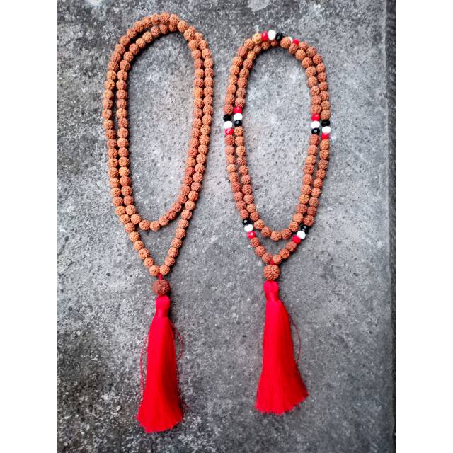 Kalung Rudraksa 108 Japamala / Kalung Genitri Khas Bali / Japamala Rudraksa / Kalung Rudraksha / Craft Dewata