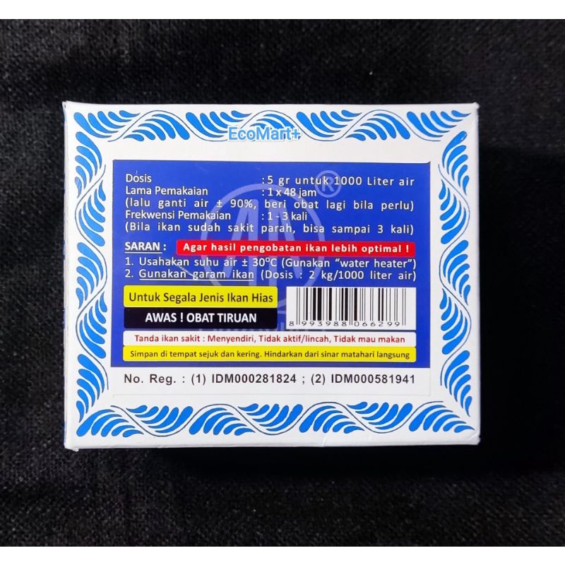 Obat Ikan Hias MEDIFIT Blue - 5 gr 1 sachet