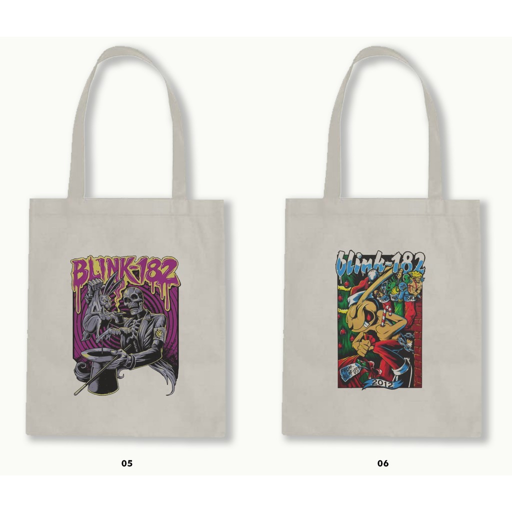 TOTE BAG BLACU 30X40 - BLINK 182 #1