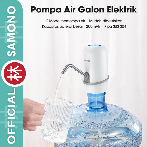 SAMONO SW-CQ03 Pompa Air Galon Elektrik Water Pump Dispenser Portable