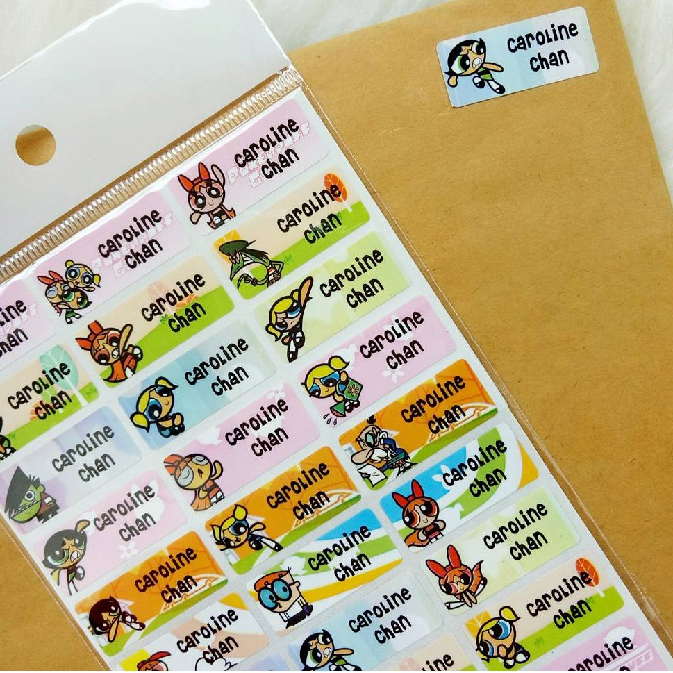 

LABEL NAMA TAHAN AIR - PUFF GIRL