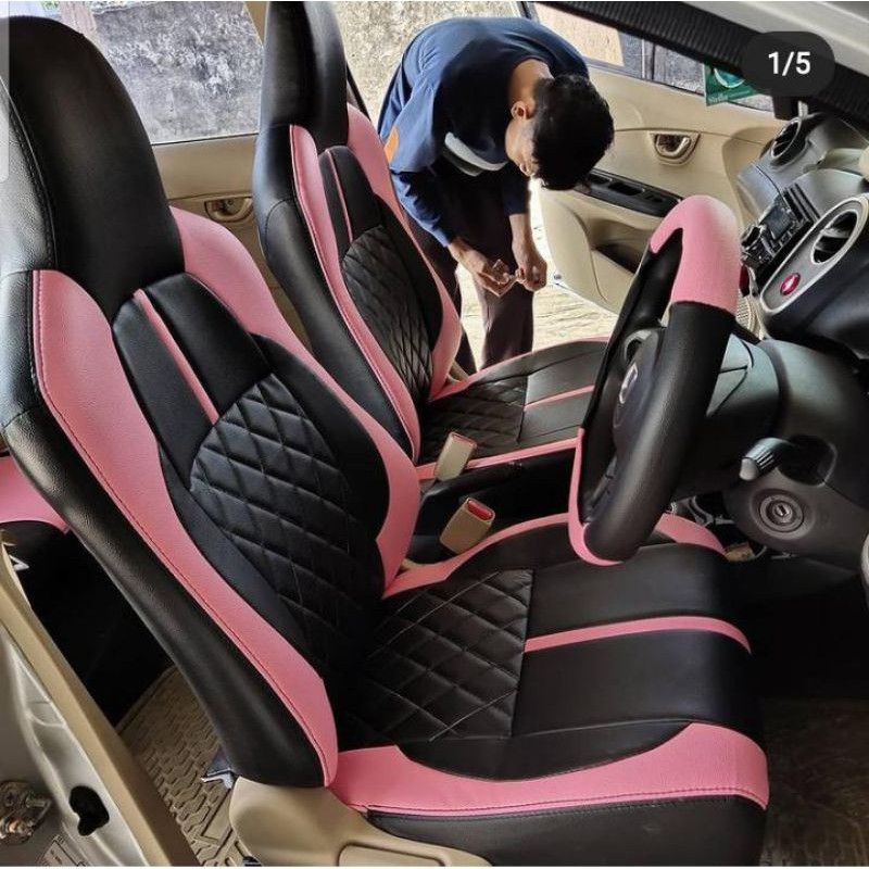 Sarung Jok Mobil Brio Satya/ Brio Rs/ Brio Lama Fullseat Depan Belakang Bahan Premium Mbtech