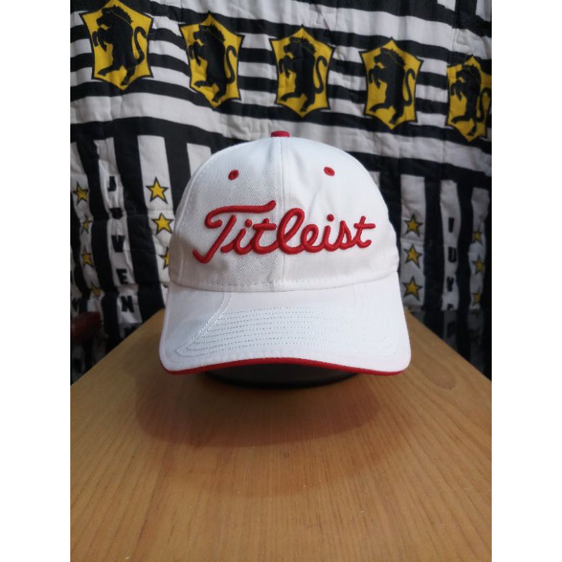 Topi golf second Titleist by new era original with tag bahan katun