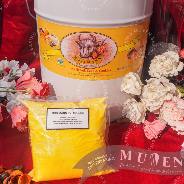 

Ee51 Butter Hollmann 1 Kg / Mentega Hollman Holman Buttermilk Repack 6Gggddv