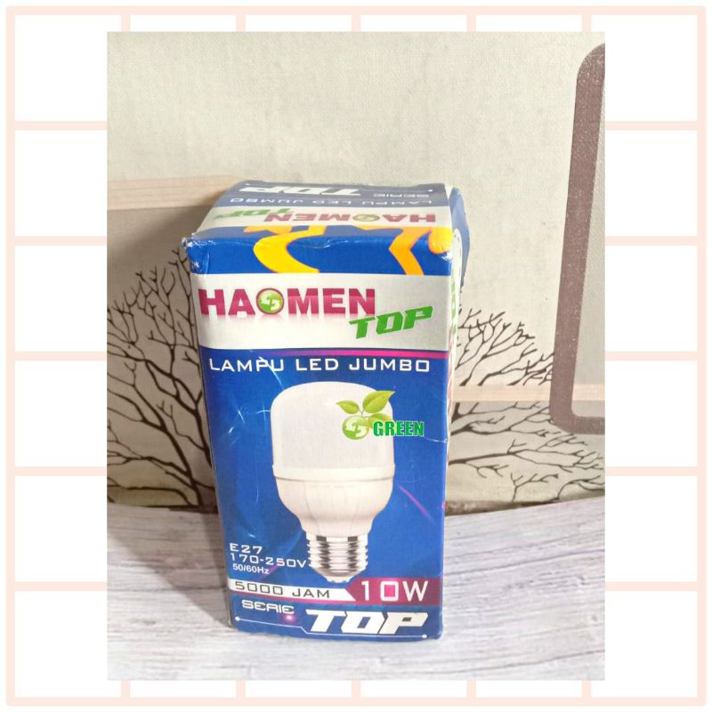 TM | HAOMEN TDP lampu LED JUMBO | 10 W 5000 JAM | BOHLAM HAOMEN | 100% ORIGINAL [ BISA COD ]