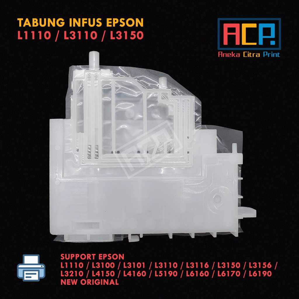 Jual Tabung Infus Printer Epson L1110 L1210 L3110 L3116 L3150 L3210 L4150 L5190 Shopee Indonesia 4546