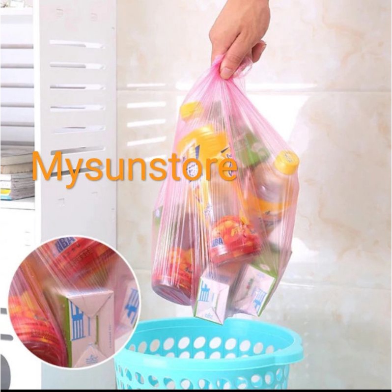 Kantong Plastik Sampah 45X50cm  Kantong Plastik Gulung Roll MS88