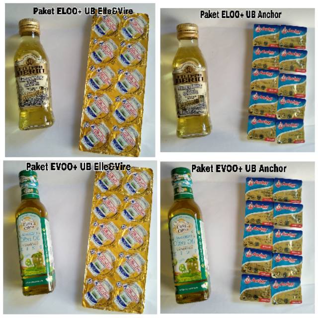 Paket Hemat MPASI EVOO dan Unsalted Butter Anchor Elle &amp; Vire