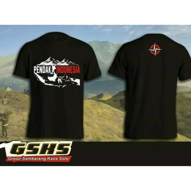 Kaos Gunung Pendaki Indonesia Shopee Indonesia