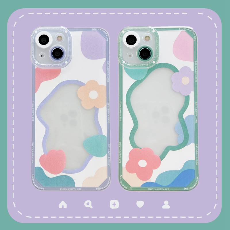 Bingkai Foto Bunga Matahari Ungu Casing Lembut Redmi 8A 9A 9C 10A 10C Note 8 9 Pro 9S 10 11 Pro X3 Nfc X3 Pro 9T Casing Ponsel Bumper Kamera Perlindungan Lucu