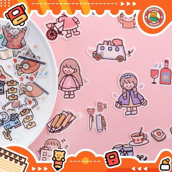

}}}}}}] Sticker Kawaii Girl STK0015