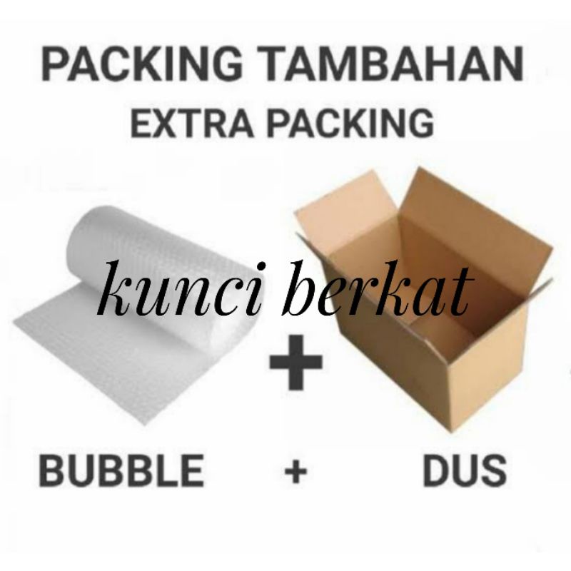 Tambahan Packing Buble dan Kardua