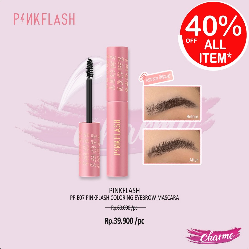 (READY &amp; ORI) Pink Flash Pinkflash Coloring Eyebrow Mascara PF E07