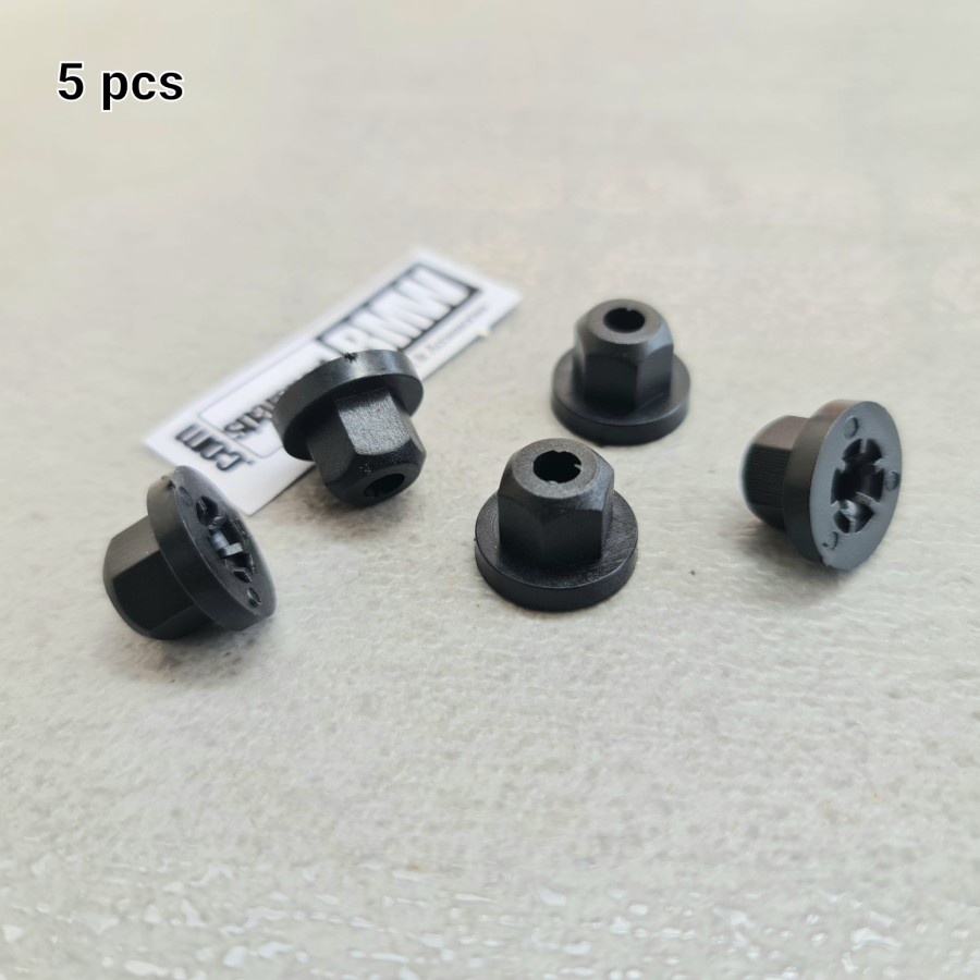 mur baut 10mm plastik mobil BMW paket 5 pcs