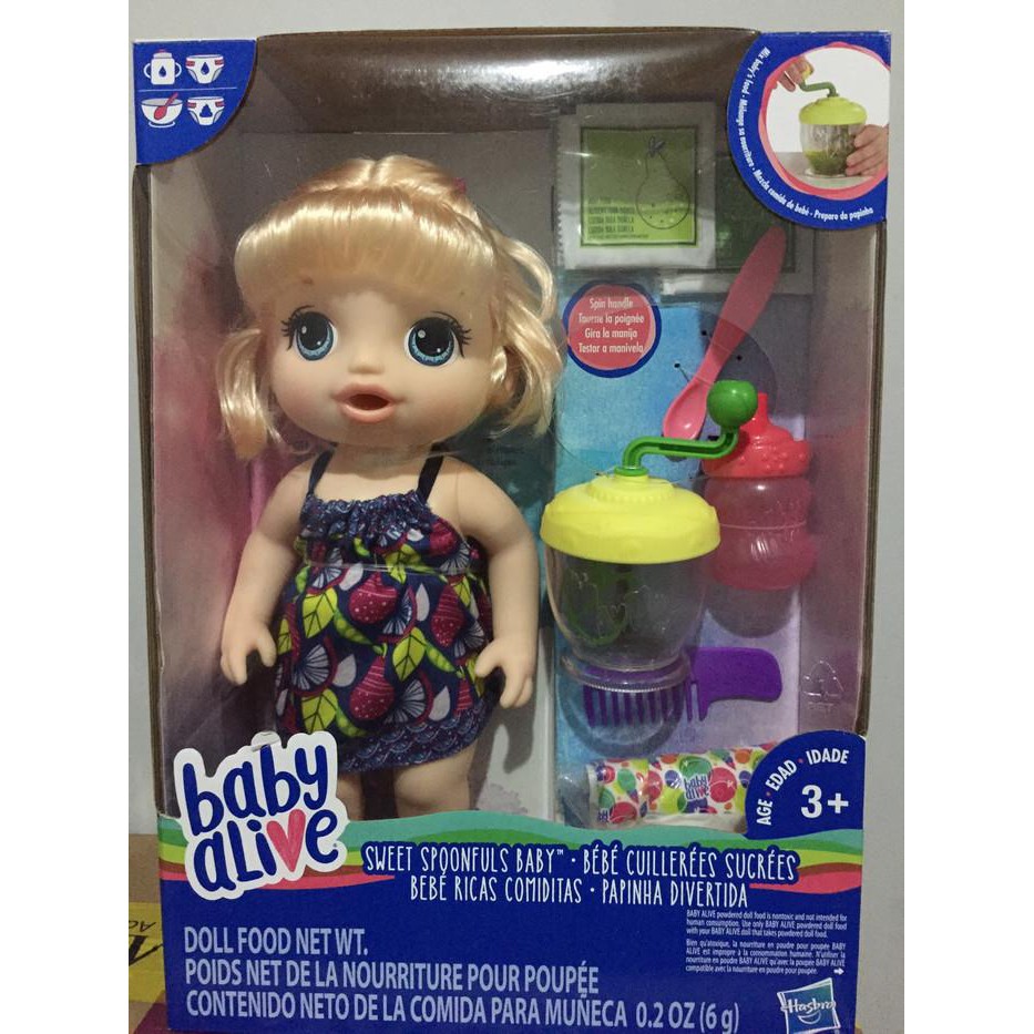 grosir aksesoris dan mainan Baby Alive Sweet Spoonfuls Baby - Blonde Berkualitas