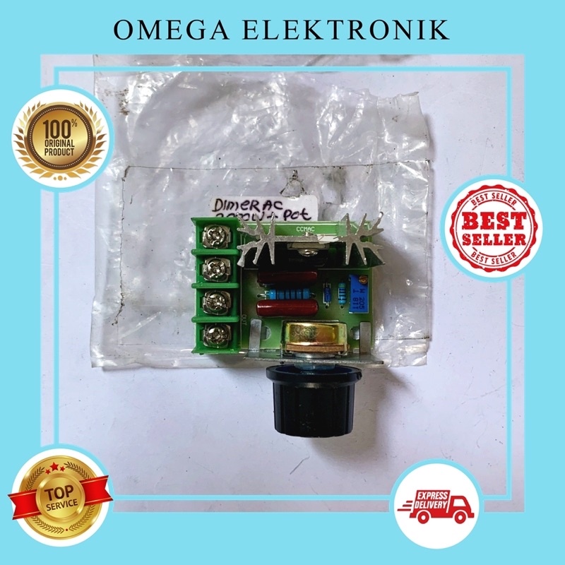 Dimmer AC 2000W/Kit Dimmer 2000W-Pengatur kecepatan Mesin