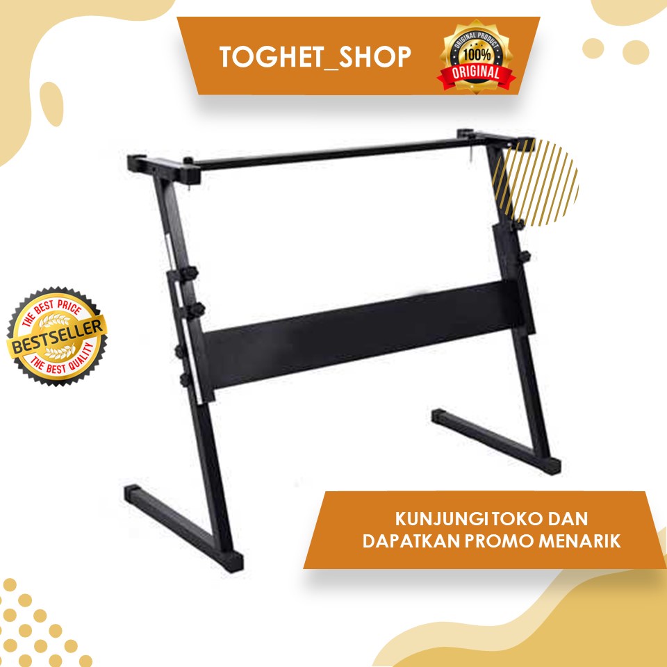 Stand Keyboard Digital Piano Z Style Dudukan Keyboard Piano Alat Penyangga Keyboard Piano Digital