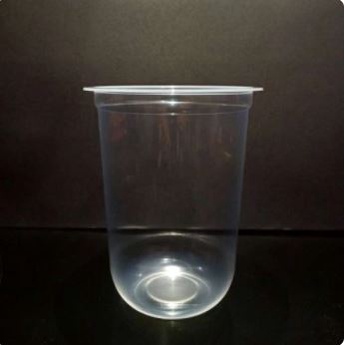 GELAS PLASTIK CUP OVAL BSM 14/16 OZ