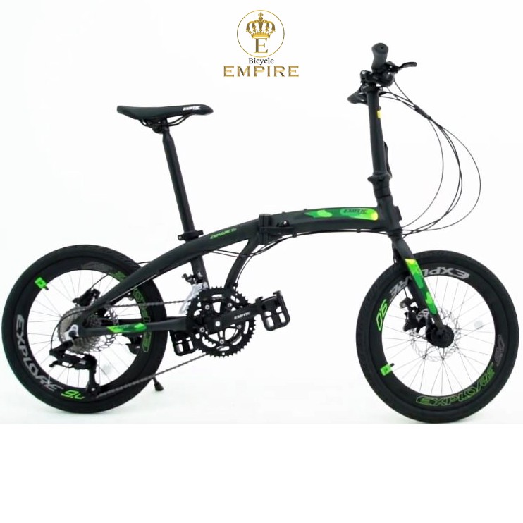 Sepeda Lipat Exotic Explore 9.0 20 Inch 2 X 9 Speed Bicycle Empire
