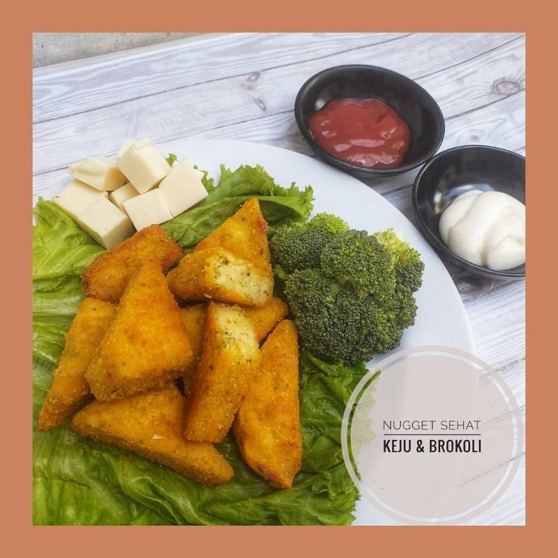 

NUGGET AYAM KEJU BROKOLI/NUGGET SEHAT NO PENGAWET NO MSG
