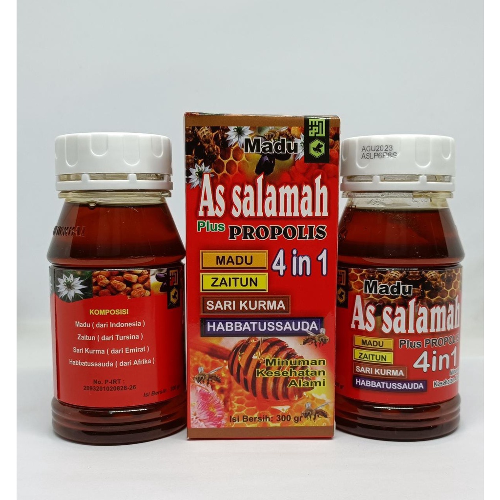 

Madu As salamah 4 in 1 Plus Propolis