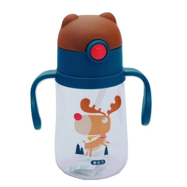 BABY SIPPY CUP / BABY STRAW CUP/ Botol Minum bayi Sedotan 280ML 370ML Botol Minum DEER RUSA jerami