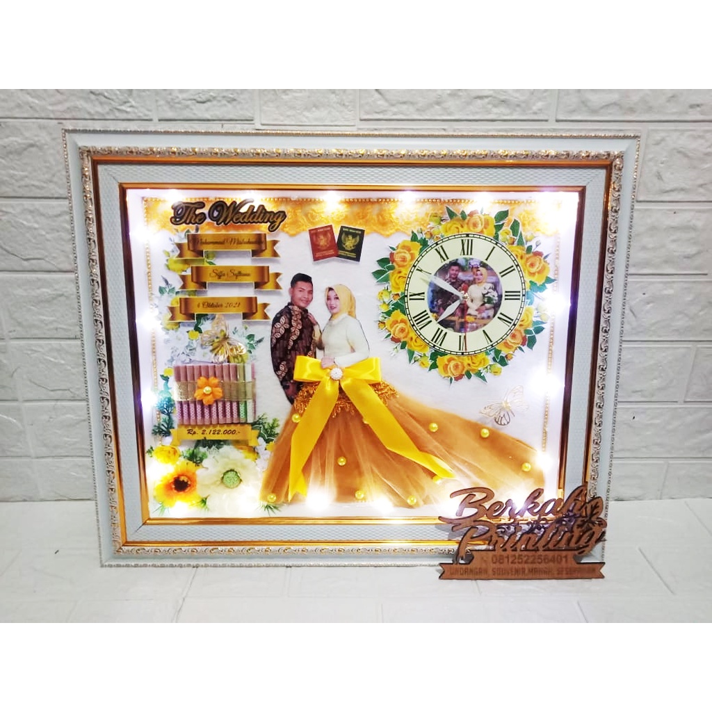 Pigora Mahar Pernikahan/Mahar Seluit Brukat Figura