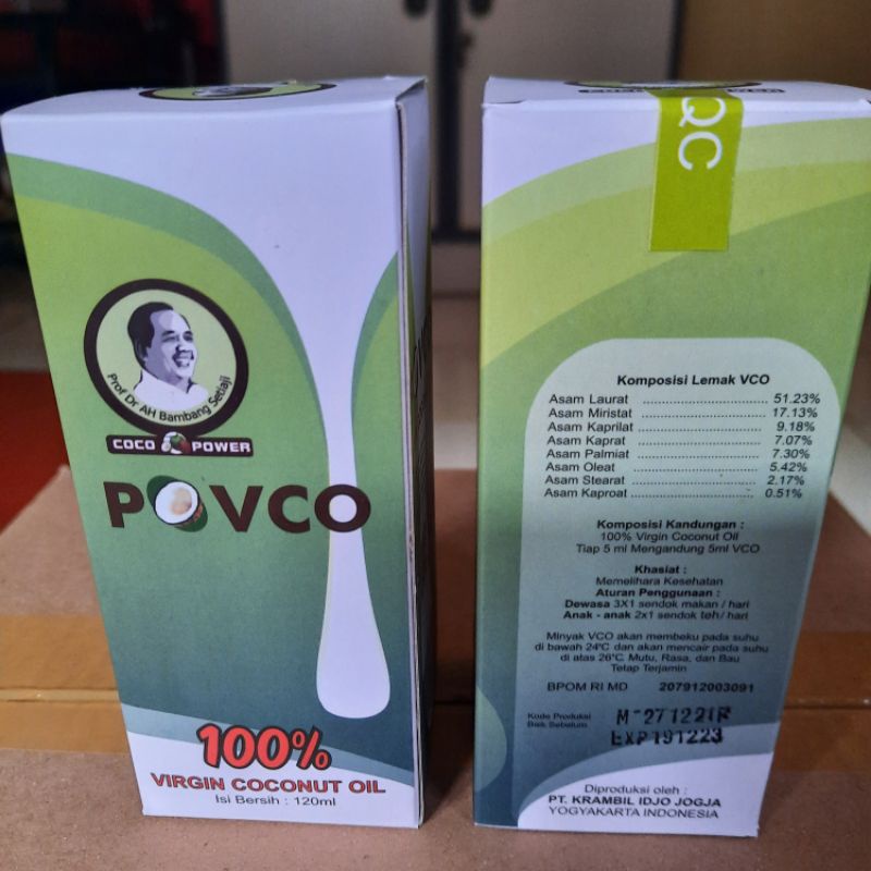 VCO POVCO Virgin Coconut Oil 120 ml