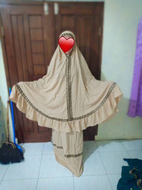 Mukena rayon alesya remple jumbo best selller