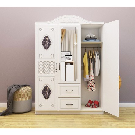 Lemari 3 Pintu / Lemari Pakaian / Lemari Baju / WRTM CHESTER PEARL