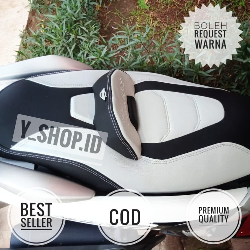 Cover Kulit Jok Custom Eropa Nmax 2020 2022 Press MBtech Aksesoris Motor Nmax Pnp