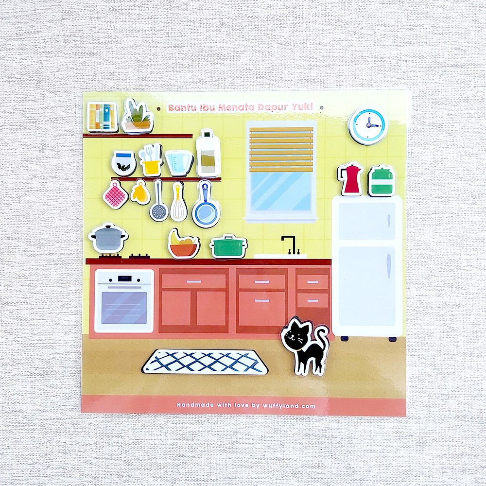 Busy Page Dapur Wuffyland Mainan Edukasi Anak Murah Edufuntoys