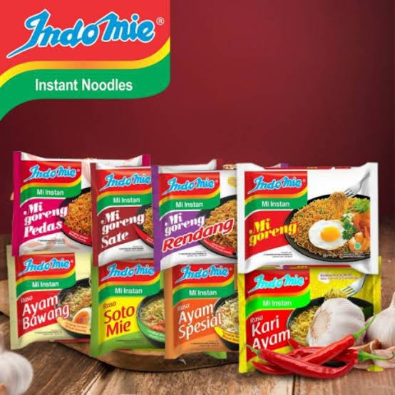 MIE INDOMIE INSTAN MIE GORENG MIE REBUS